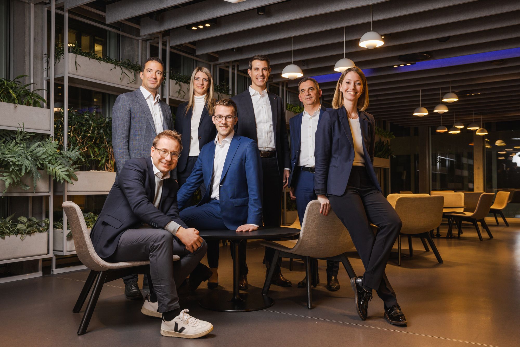 group of women lined up